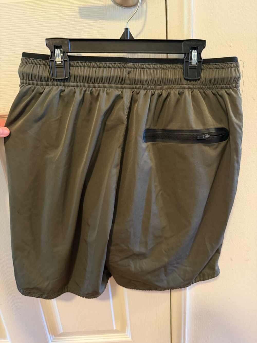 Bylt Men's Dark Olive Green Active+ Shorts - Size Large (inside liner) - Picture 2 of 4